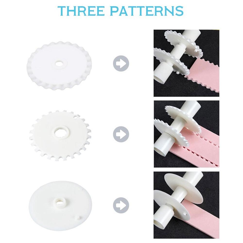 Flower Border Cutting Ribbon Embosser Sugar Decorating Mold Lace Cutters Fondant Cake Tool