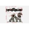 674-937 For Chevy Malibu 2008-2014 Buick Verano 2012-2017 2.4L Manifold Header