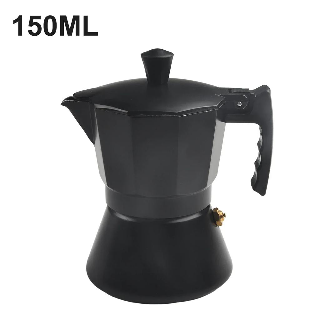 Aluminum Moka Espresso Coffee Maker Percolator Induction Cooker Pot 150/300ML Kitchen Cafe Tool Espresso Coffee Maker Gas Stove