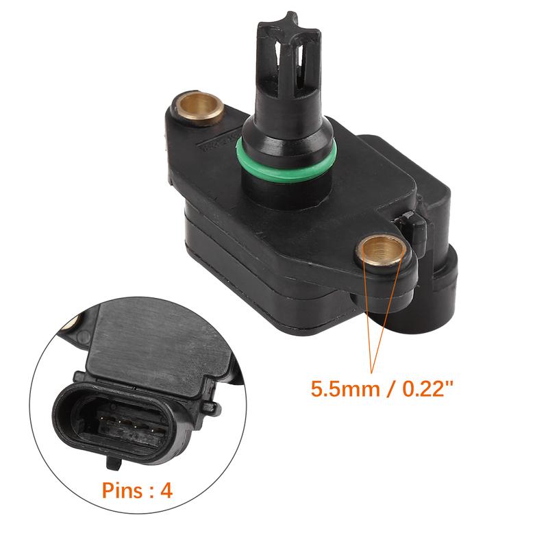 X Autohaux Car Manifold Intake Air Absolute Pressure MAP Sensor 55563262 55560162 for Saab 2001-2009 9-5