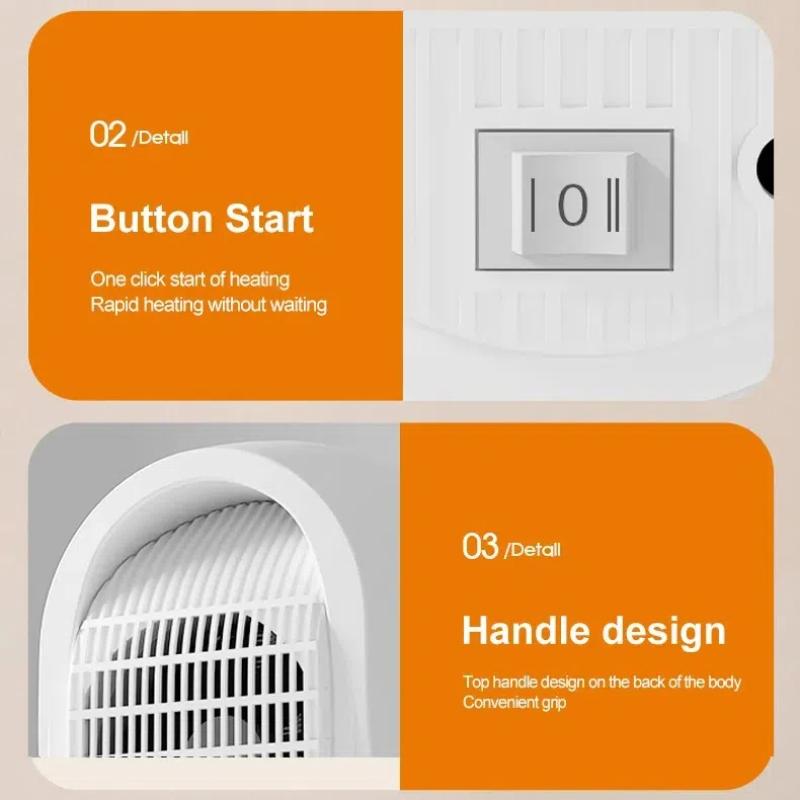 Электрический обогреватель, зимний мини-отопительный вентилятор, домашний офисный обогреватель, теплым воздухом, настольный обогреватель