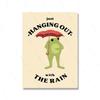 Retro Aesthetic Dance Frog Art Poster Decor Trendy Wall Motivational Quote Print Mushroom Meditate Canvas Room Home Painting