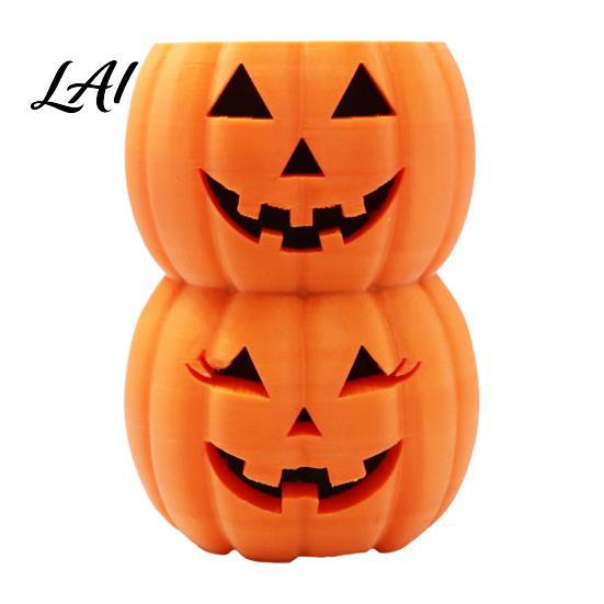 Ghost Face Soda Sleeve Halloween Pumpkin Drink Holder for 12oz Cans Double Stacked Beverage Can Decorative Cooler Party 3D Printed Heat Insulation