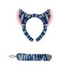 Animal Tigre Costumes Tigre Ears Headband Tail Bowtie Animal Fancy Costume Kits Halloween Cosplay Party Accessories