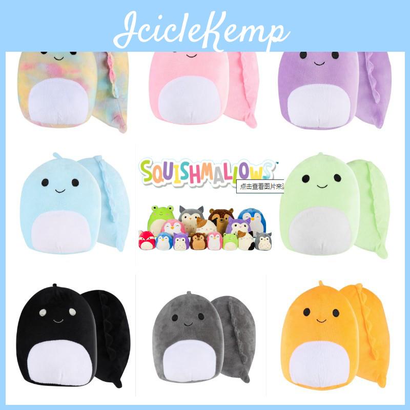 Плюшевая игрушка Squishmallow Динозавр Мягкая набивная кукла Животное Детский рождественский подарок на день рождения Собери их всех!