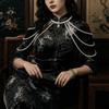 Multi Layer Imitation Pearl Shoulder Chain Gold Chain Shoulder Body Chain  Fashion Events