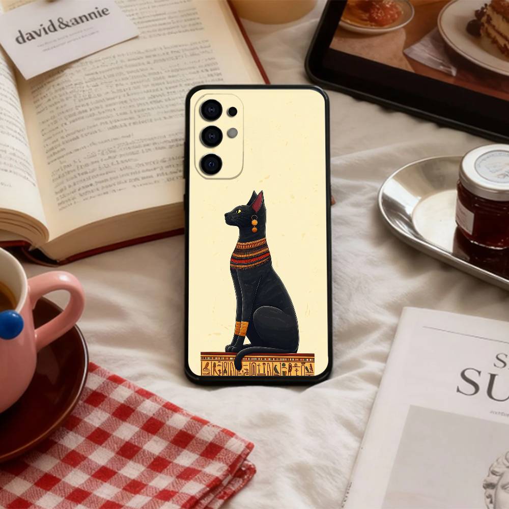 КРУТАЯ A-Древний E-Египет Искусство Чехол Для Телефона Для Samsung S 25,24,23,22,30,21,10,9,Ultra,Plus,Lite,FE,4,5 G Мягкий Черный Чехол