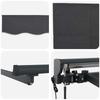 Retractable Awning Anthracite 300 x 250 cm