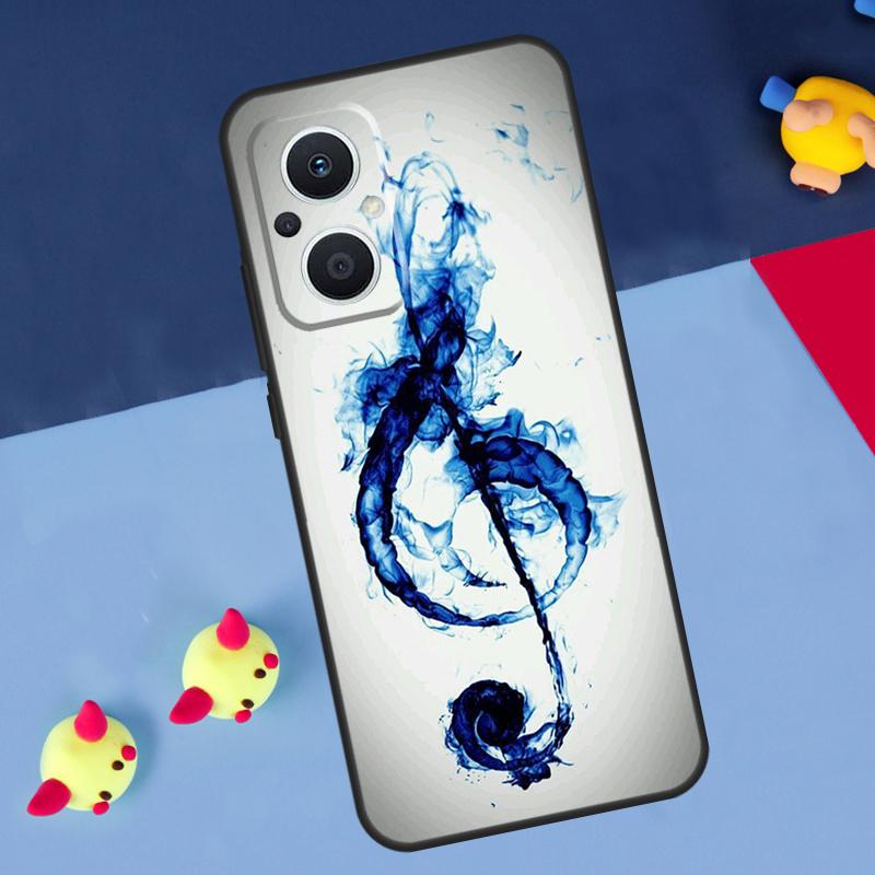 Музыкальные ноты Скрипка Классическая музыка Для OPPO Reno 12F 13F 14F 11F 10 11 12 13 14 Pro 8T 7 8 Lite OPPO Find X9 X8 X6 X5 Pro Чехол