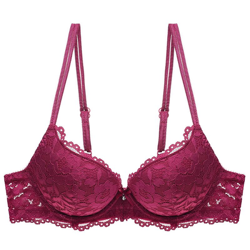 Cross-Border Lace Push-Up Bra & Plus Size Lingerie Set