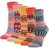 5 Pairs of Luxuriously Soft Thermal Socks Insulated for All-Weather Warmth Durable Stylish for Casual Outdoor and Sports Fall Winter Socks