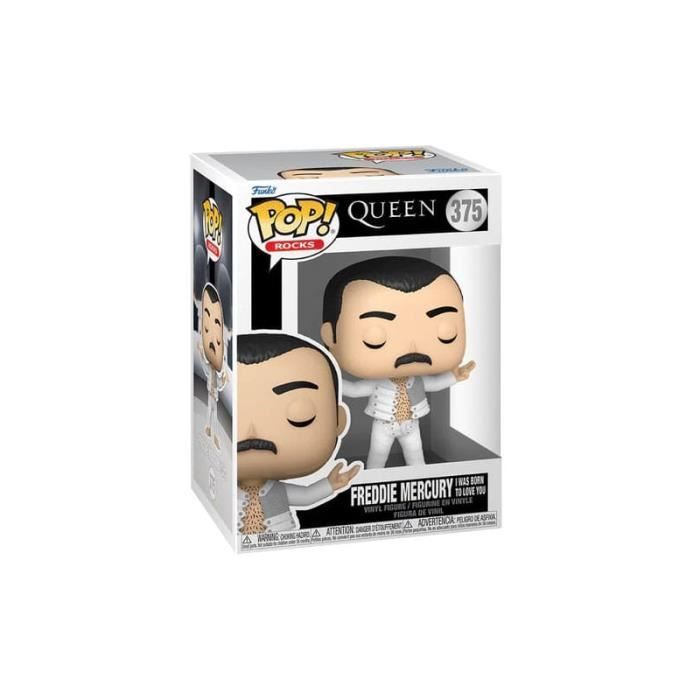 Figurine - Queen - Freddie Mercury - 9 cm - Multicolore - Pop !