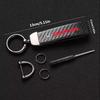 Carbon Fiber Style Car Keychain Microfiber Leather Key Chain For Honda Fit Civic Accord 7 8 9 10 Pilot City Jazz CRV HRV EB1