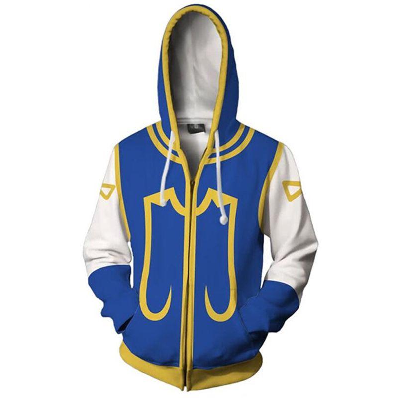 Теплая и уютная куртка на молнии Hunter Hunter Hisoka Killua, костюм для косплея, худи