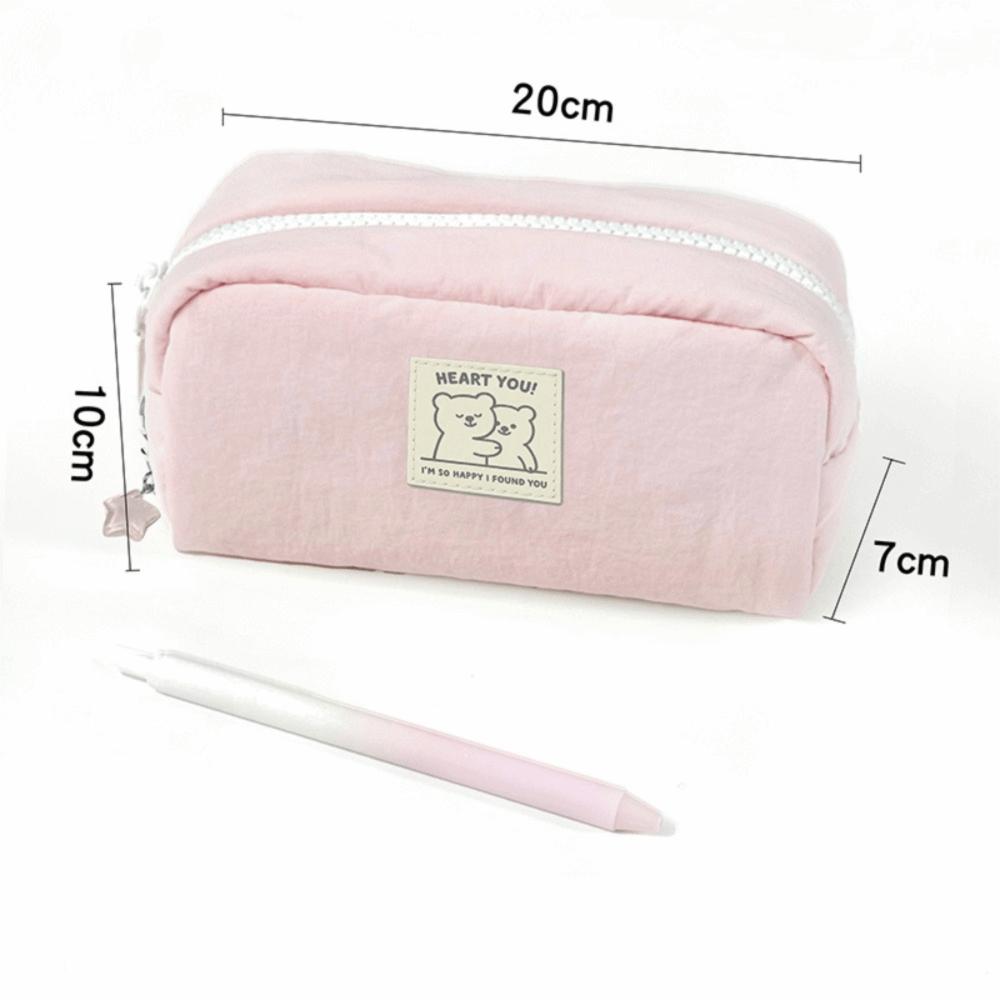Large Capacity Pen Bag Cartoon Stationery Bag Cute Pencil Case  School Office