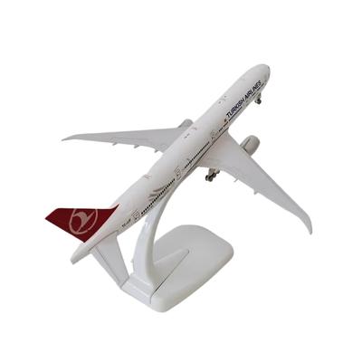 1/400 B777 20см Модель Turkish Airlines Металлическая Реплика Самолета Сплав Материал 1:400 Авиационная Модель Подарочная Серия Коллекционная