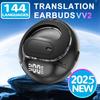 Новые беспроводные наушники TWS Очень интересные и эффективные наушники с функцией перевода языка с помощью искусственного интеллекта, переворачивающиеся, быстрый перевод Зарядка Type-C через приложение