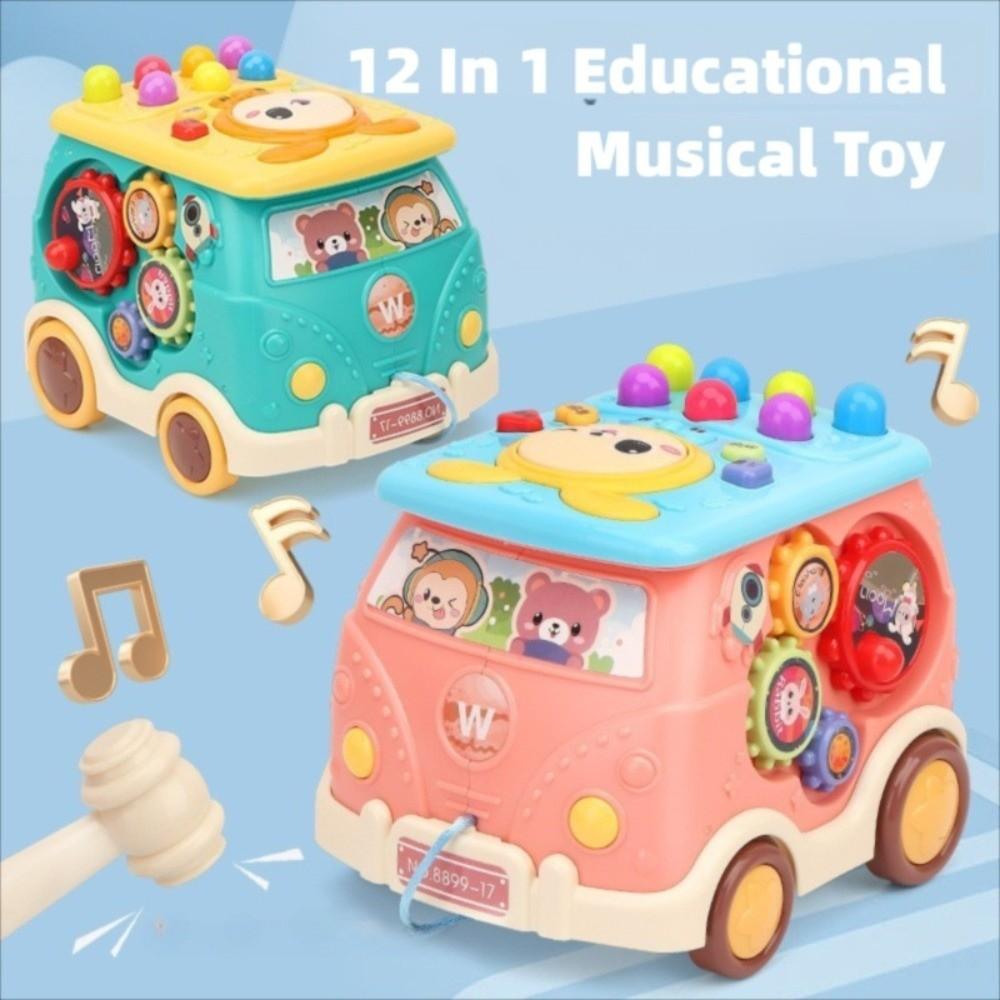 Puzzle Fun Bus Toys Multifunction Touch Learning Educational Toy Outdoor Indoor