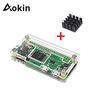 Aokin For Raspberry Pi Zero W Case Acrylic Case+Aluminum Heat Sink for RPI Zero Box Enclosure Cases