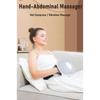 Электрический ручной массажер для живота, вибрационный массажер с горячим компрессом и 3 режимами, улучшает запор и метеоризм