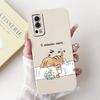 Чехол для Vivo Y52 5G V2053 Милый Мультяшный Панда Утка Кролик Ударопрочный Силиконовый ТПУ Чехол для Телефона Для Vivo Y72 5G V2041 IQOO Z3 Capa