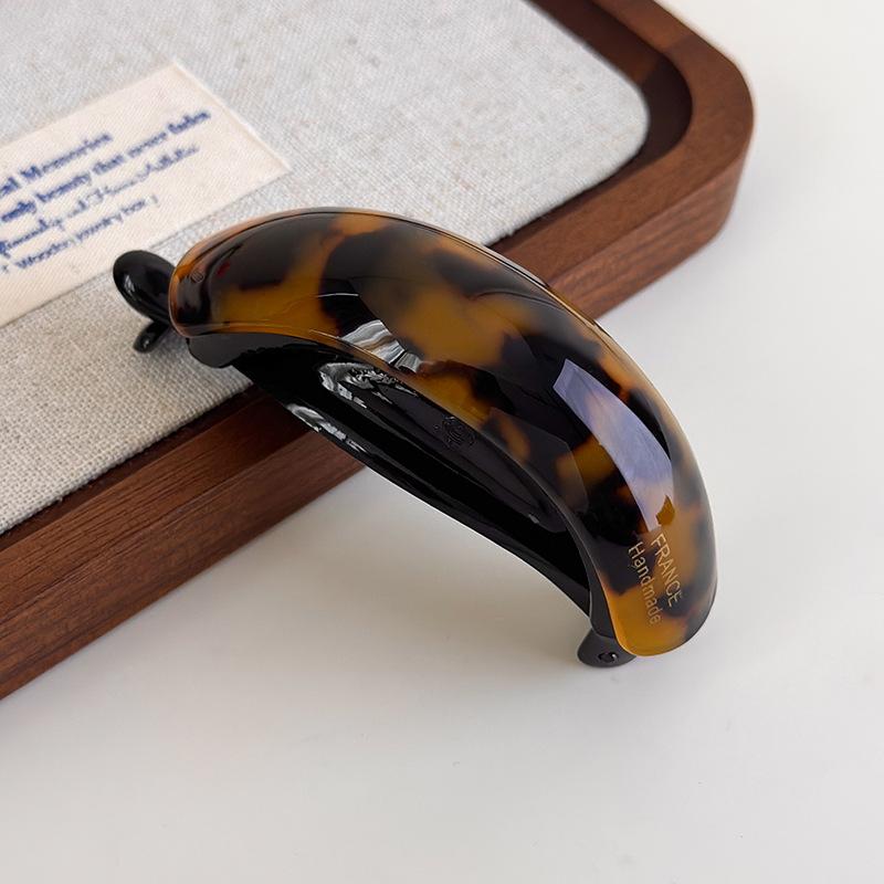 Ацетатная заколка-банан, заколка-твист, корейская новая заколка для хвостика, простая большая нескользящая заколка для волос, головной убор, аксессуары для волос для девочек и женщин