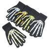 Full Finger Luminous Skeleton Claw Gloves Windproof Halloween Bone Claw Gloves  Men