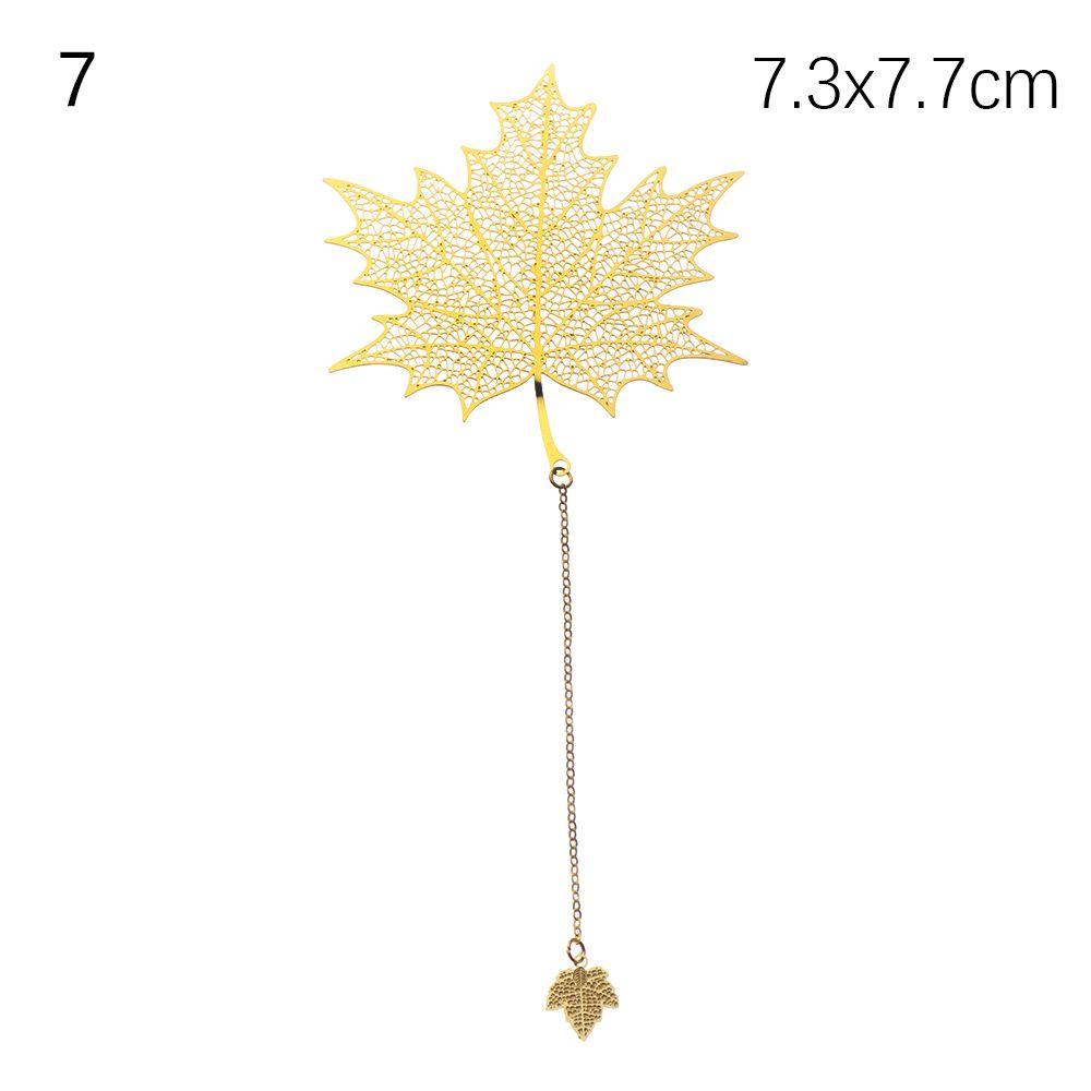 Милый держатель для книги абрикосового цвета с кисточкой в китайском стиле, металлическая закладка в виде листа