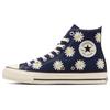 All Star® Daisyflower Hi Удобные Универсальные Прочные Высокие парусиновые кеды Унисекс Синий Белый 31311230