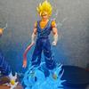 Hot JT Statue Dragon Ball Z Vegetto Super Saiyan Action Anime Figure 38cm/14.96inch 3 Heads Replace Collection Model Toys Gifts
