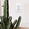 4Pcs Fake Wall Outlet Sticker Prank Prop Realistic Waterproof False Electrical Outlet Sticker Home Office Wall Simulated Power Socket Vinyl Decal