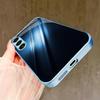 Темно-синий Чехол для телефона в деловом стиле для Samsung Galaxy S26 S25 S24 S23 S22 FE Ultra Plus Встроенное стекло Ощущение голой панели Мужской