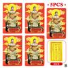 2026 Horse Year New Year Tai Sui Prayer Card 2/5Pcs Taoist Feng Shui Amulet Card Pvc Portable Bring Wealth And Luck
