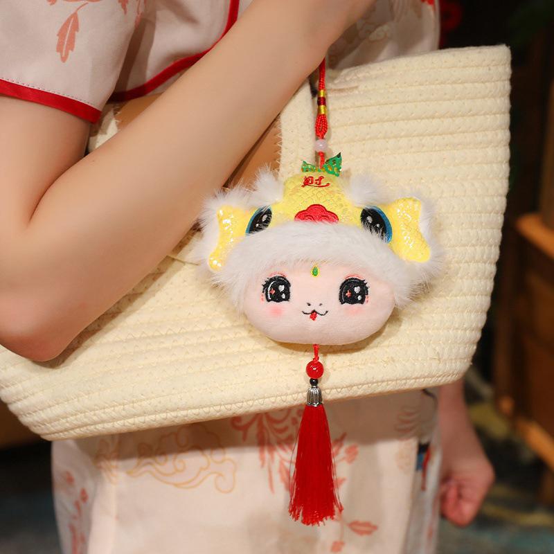 1 шт. плюшевые игрушки змея каваи год зодиака талисман змея милая плюшевая кукла-животное чучело домашнее украшение