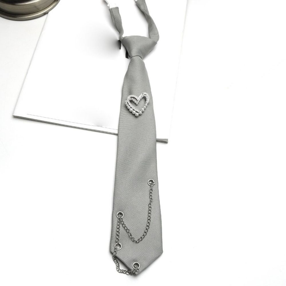 Корейский Стиль Длинный Галстук Кисточки Рубашечный Галстук Элегантный Галстук в Форме Сердца Мужской