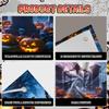 Duluxykl 16x7ft Halloween Garage Door Cover Banner, Large Hanging Backdrop