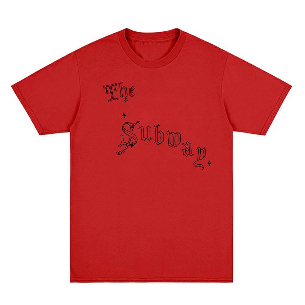 Chappell Roan-The Subway T-Shirt Ropa Mujer Fashion Tshirt O-neck High Quality Ropa Mujer Tees Singer's Same Style Retro Tops