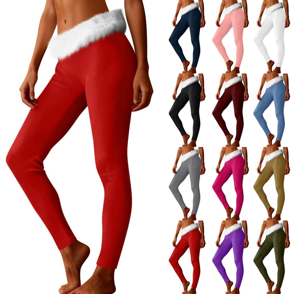 Женские модные повседневные флисовые брюки пэчворк однотонные прямого кроя