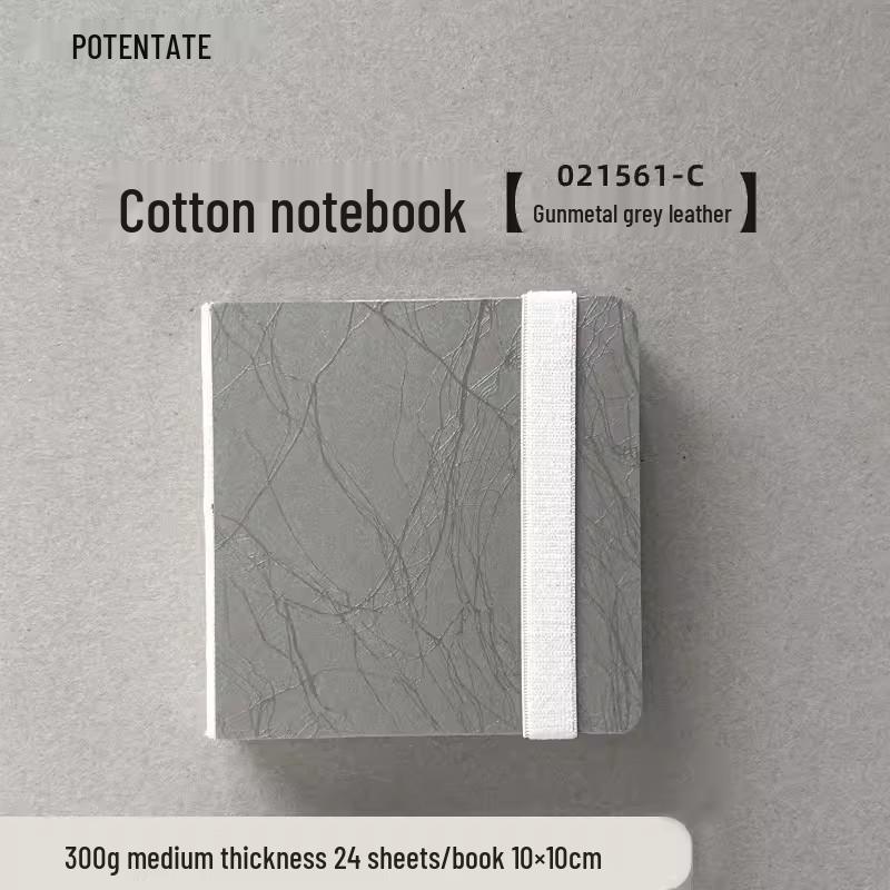 Zun Jue Хлопковая акварельная книга 100%, Ткань 300 г/м², Квадратный Bullet Journal с несколькими вариантами обложки