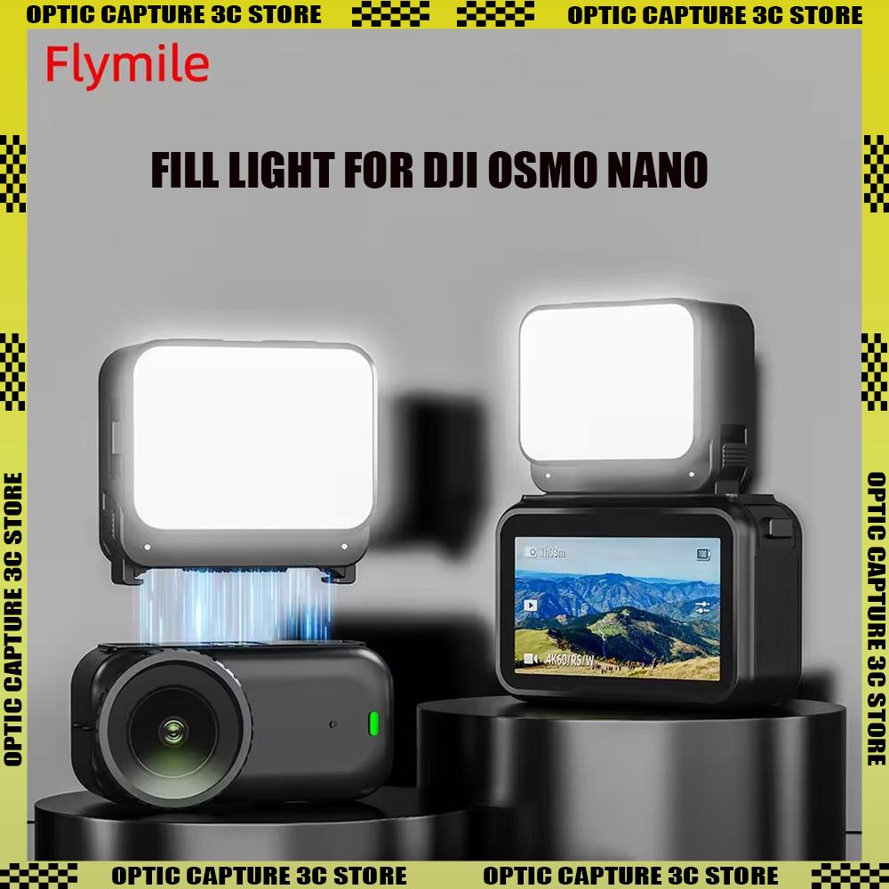 Fill Light for DJI OSMO Nano Accessories Video Lights Magnetic IPX4 Waterproof Photography Lighting Light 600mAh Rechargeable