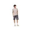 Li Ning Sports Lifestyle Series Letter Print Эластичный пояс Прямые свободные спортивные шорты Мужские шорты Выцветшие коричневые AKST747-4