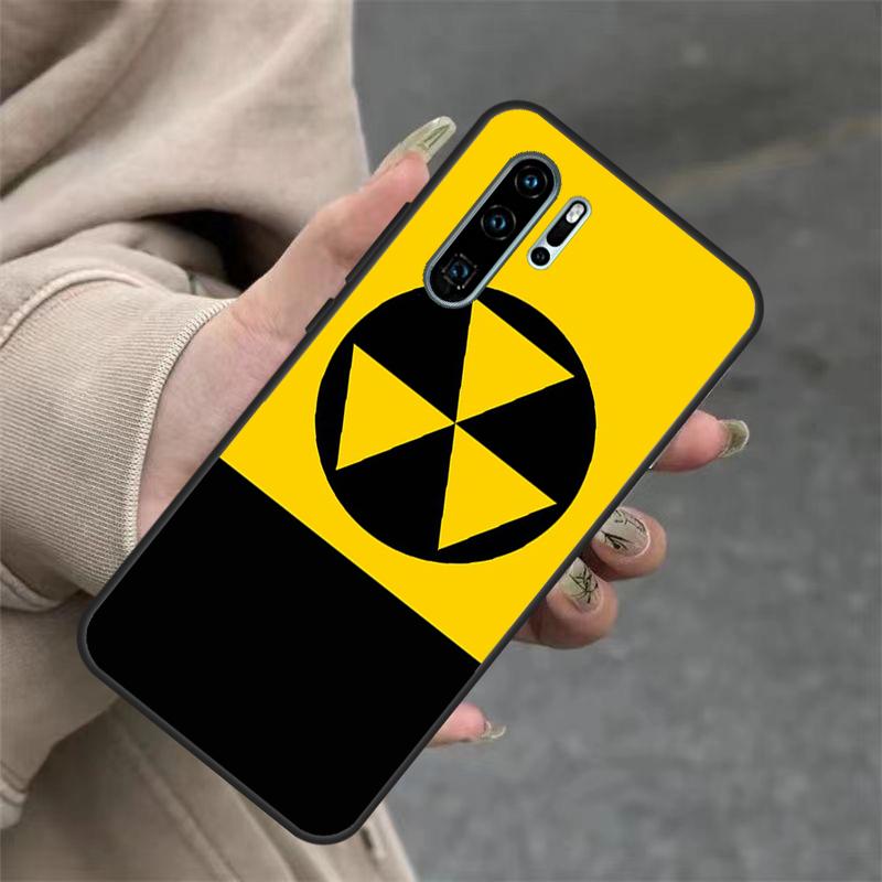 Чехол-предупреждение о ядерной радиации для Huawei Nova 3i 7i 8i 11i Y60 Y70 Y90 Y61 Y91 10 9 SE 11 Pro P20 P40 P30 Lite