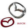 Plastic Car Front Trunk Emblem for Mazda 6 Steering Wheel Badge 3D Body Replaced Sticker Rear Tail Refitting Decoration