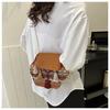 Ethnic Style Small Bag for Women Summer Chain Crossbody Bag Stylish Casual Tassel Fashion Small Square Bag