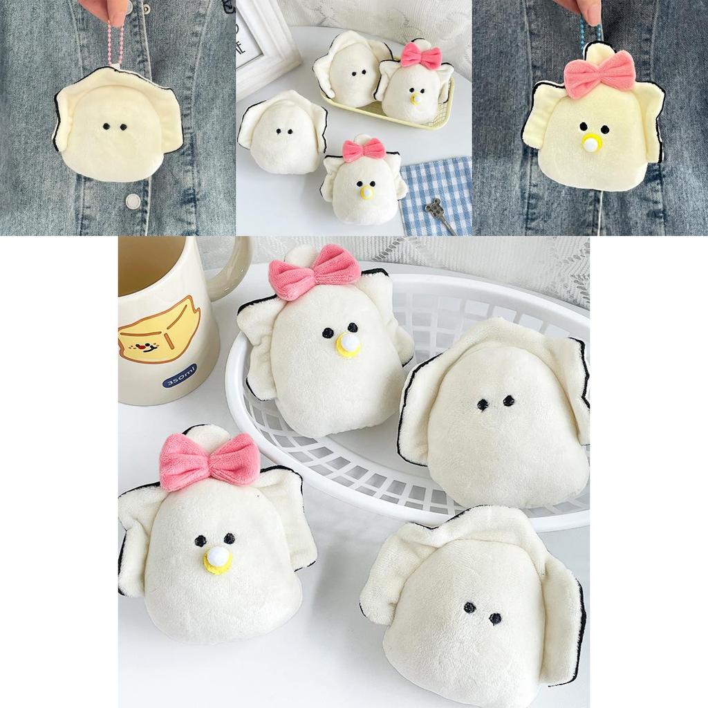 Plush Oyster Keychain Mini Stuffed Toy Short Plush With Pp Cotton Yellow**