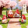 Нетоксичные Романтичные Фигурки Гномов 5 шт. Мини-Смола Валюнтин Декор Для Свадебного Подарка Коллекционного Дисплея Подарочный Набор