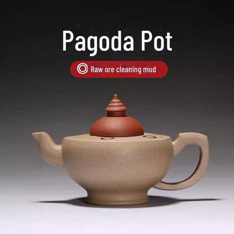 Набор чайников ручной работы из фиолетовой глины Исин – Чайный сервиз в стиле кунг-фу с различными формами чайников (Сертификат включен)