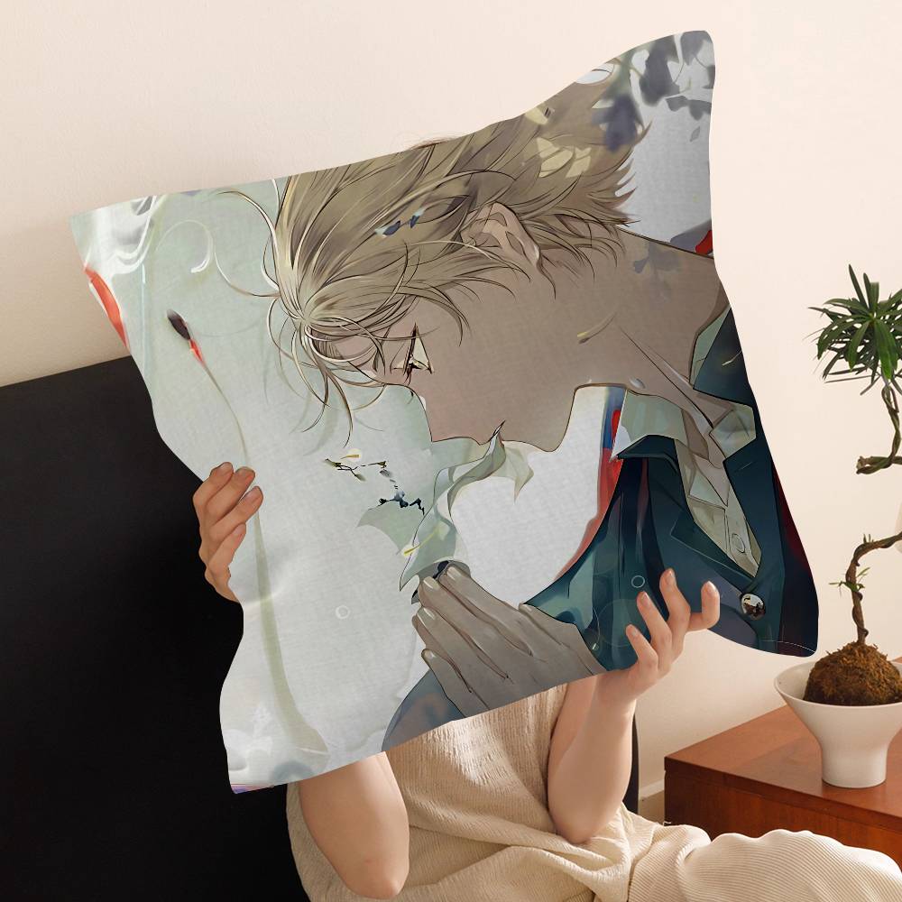 Natsume Yuujinchou Cartoon Cushion Cover Decorative Pillow Sofa Home Decor Case Pillow Cases