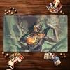 Dark Fantasy Warrior Knight Large Game Playmat Non Slip Rubber Desk Mat For Card Board Game Keyboard Mouse Desktop Surface