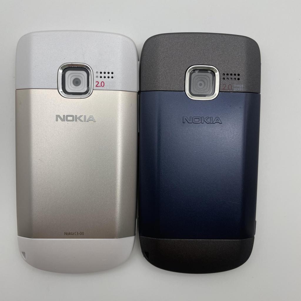 Восстановленный оригинальный мобильный телефон Nokia C3-00 с 1 SIM-картой